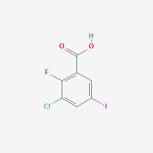 3-Chloro-2-fluoro-5-iodobenzoic acid - (1000162-09-3)