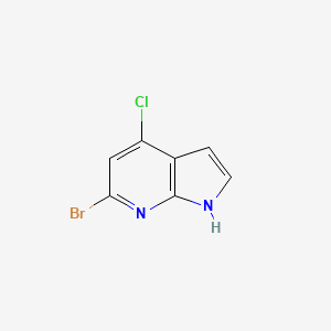 1H-Pyrrolo[2,3-b]pyridine, 6-bromo-4-chloro- - (1000340-64-6)
