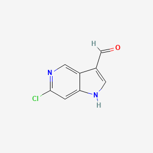 1H-Pyrrolo[3,2-c]pyridine-3-carboxaldehyde, 6-chloro- - (1000341-64-9)