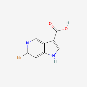 1H-Pyrrolo[3,2-c]pyridine-3-carboxylic acid, 6-bromo- - (1000341-77-4)