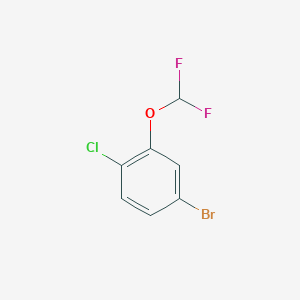 4-BROMO-1-CHLORO-2-(DIFLUOROMETHOXY)BENZENE - (1000575-20-1)