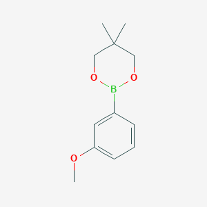 2-(3-Methoxyphenyl)-5,5-dimethyl-1,3,2-dioxaborinane - (1003858-50-1)