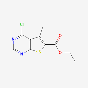 Thieno[2,3-d]pyrimidine-6-carboxylic acid, 4-chloro-5-methyl-, ethyl ester - (101667-98-5)