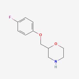 2-[(4-Fluorophenoxy)methyl]morpholine HCl - (1017231-15-0)