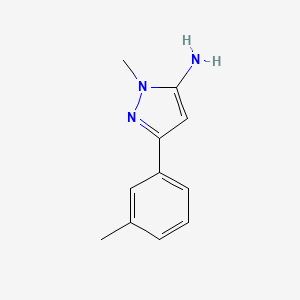 1-Methyl-3-(3-Methylphenyl)-1H-Pyrazol-5-Amine - (1017665-60-9)