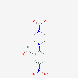 tert-butyl 4-(2-formyl-4-nitrophenyl)piperazine-1-carboxylate - (1017782-93-2)