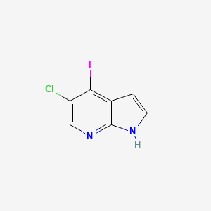 1H-Pyrrolo[2,3-b]pyridine, 5-chloro-4-iodo- - (1020056-77-2)