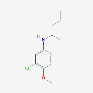 3-chloro-4-methoxy-N-(pentan-2-yl)aniline - (1021045-23-7)