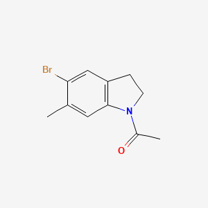1-(5-bromo-6-methyl-indolin-1-yl)ethanone - (1026323-79-4)
