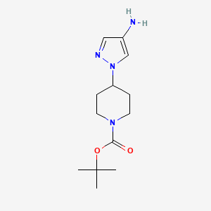 tert-butyl 4-(4-amino-1H-pyrazol-1-yl)piperidine-1-carboxylate - (1029413-55-5)