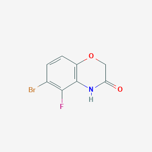 6-Bromo-5-fluoro-2H-benzo[b][1,4]oxazin-3(4H)-one - (1029421-36-0)