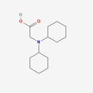 2-(dicyclohexylamino)acetic acid - (102964-47-6)