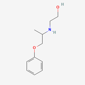 2-((1-Phenoxypropan-2-yl)amino)ethanol - (103-39-9)