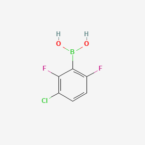 (3-Chloro-2,6-difluorophenyl)boronic acid - (1031226-45-5)