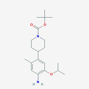 tert-Butyl 4-(4-amino-5-isopropoxy-2-methylphenyl)piperidine-1-carboxylate - (1032903-63-1)