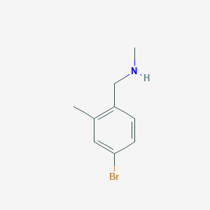 [(4-bromo-2-methylphenyl)methyl](methyl)amine - (1037090-12-2)
