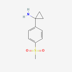 1-(4-(Methylsulfonyl)phenyl)cyclopropanamine - (1038389-00-2)
