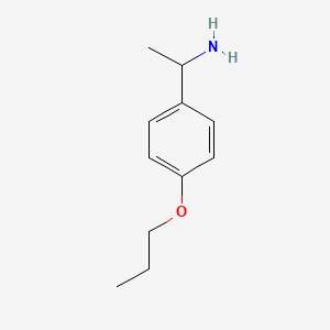 1-(4-propoxyphenyl)ethanamine - (104179-00-2)