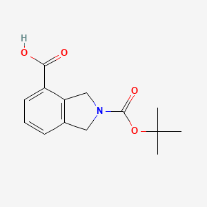 2-(tert-butoxycarbonyl)isoindoline-4-carboxylic acid - (1044764-69-3)