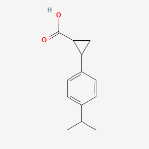 2-[4-(propan-2-yl)phenyl]cyclopropane-1-carboxylic acid - (1048919-66-9)