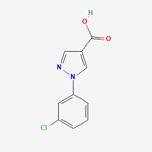 1-(3-chlorophenyl)-1H-pyrazole-4-carboxylic acid - (1053085-34-9)