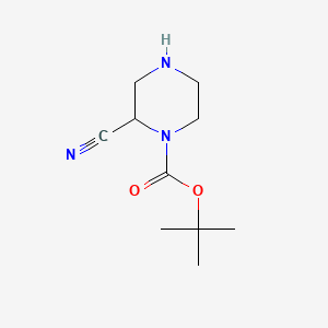 Tert-butyl  2-cyanopiperazine-1-carboxylate - (1053656-76-0)