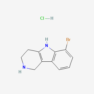6-bromo-1H,2H,3H,4H,5H-pyrido[4,3-b]indole hydrochloride - (1059630-11-3)