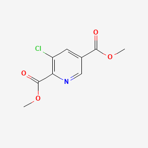 3-chloro-pyridine-2,5-dicarboxylic acid diMethyl ester - (106014-21-5)