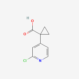 1-(2-chloropyridin-4-yl)cyclopropane-1-carboxylic acid - (1060811-78-0)