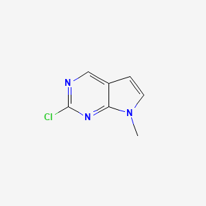 2-Chloro-7-methyl-7H-pyrrolo[2,3-d]pyrimidine - (1060816-67-2)