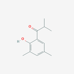 1-(2-Hydroxy-3,5-dimethylphenyl)-2-methylpropan-1-one - (106141-17-7)