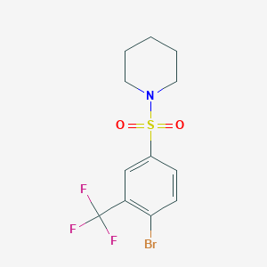 1-(4-Bromo-3-(trifluoromethyl)phenylsulfonyl)piperidine - (1065074-37-4)
