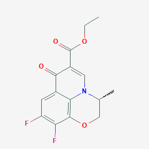 (S)-Ethyl 9,10-difluoro-3-methyl-7-oxo-3,7-dihydro-2H-[1,4]oxazino[2,3,4-ij]quinoline-6-carboxylate - (106939-34-8)