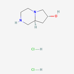 (7R,8aS)-1,2,3,4,6,7,8,8a-octahydropyrrolo[1,2-a]pyrazin-7-ol;dihydrochloride - (1070165-89-7)