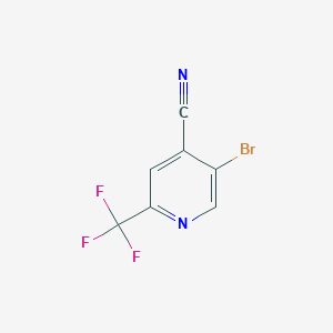 5-Bromo-2-(trifluoromethyl)isonicotinonitrile - (1070892-04-4)