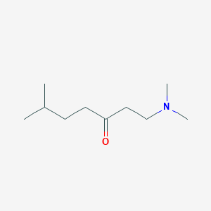 3-Heptanone, 1-(dimethylamino)-6-methyl- - (107245-26-1)