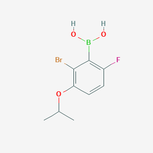 2-BROMO-6-FLUORO-3-ISOPROPOXYPHENYLBORONIC ACID - (1072951-75-7)