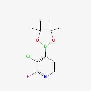3-CHLORO-2-FLUORO-4-(4,4,5,5-TETRAMETHYL-[1,3,2]DIOXABOROLAN-2-YL)PYRIDINE - (1073353-71-5)