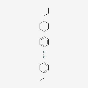 1-[(4-Ethylphenyl)ethynyl]-4-(trans-4-propylcyclohexyl)benzene - (107949-21-3)
