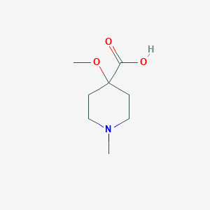 1-METHYL-4-METHOXY-PIPERIDINE-4-CARBOXYLIC ACID - (1082040-35-4)