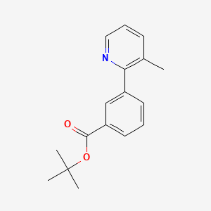 tert-butyl 3-(3-methylpyridin-2-yl)benzoate - (1083057-12-8)