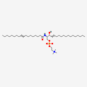 2-[[(E,2S,3R)-3-hydroxy-2-[[(Z)-octadec-9-enoyl]amino]octadec-4-enoxy]-oxido-phosphoryl]oxyethyl-trimethyl-azanium - (108392-10-5)