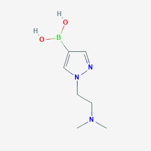 (1-(2-(Dimethylamino)ethyl)-1H-pyrazol-4-yl)boronic acid - (1086063-73-1)