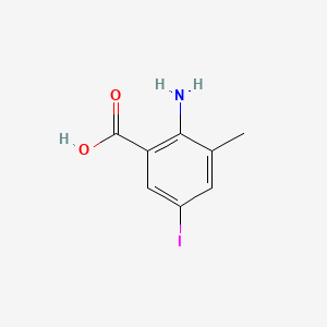 2-Amino-5-iodo-3-methylbenzoic acid - (108857-24-5)