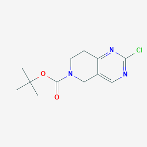tert-butyl 2-chloro-7,8-dihydropyrido[4,3-d]pyrimidine-6(5H)-carboxylate - (1092352-55-0)