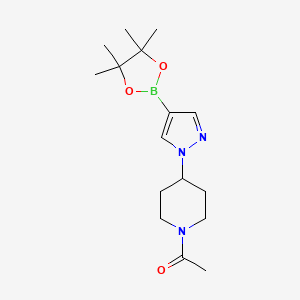 1-(4-4-(4,4,5,5-TETRAMETHYL-1,3,2-DIOXABOROLAN-2-YL)-1H-PYRAZOL-1-YL)PIPERI - (1092563-66-0)