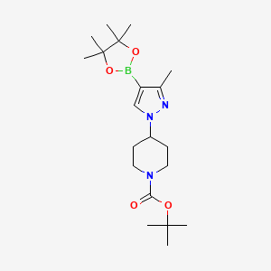 tert-Butyl 4-(3-methyl-4-(4,4,5,5-tetramethyl-1,3,2-dioxaborolan-2-yl)-1H-pyrazol-1-yl)piperidine-1-carboxylate - (1092563-68-2)