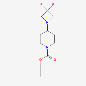 tert-Butyl 4-(3,3-difluoroazetidin-1-yl)piperidine-1-carboxylate - (1093066-74-0)