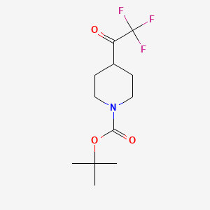 tert-Butyl 4-(2,2,2-trifluoroacetyl)piperidine-1-carboxylate - (1093759-80-8)