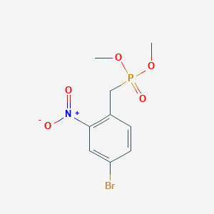 4-bromo-1-(dimethoxyphosphorylmethyl)-2-nitrobenzene - (1094851-36-1)